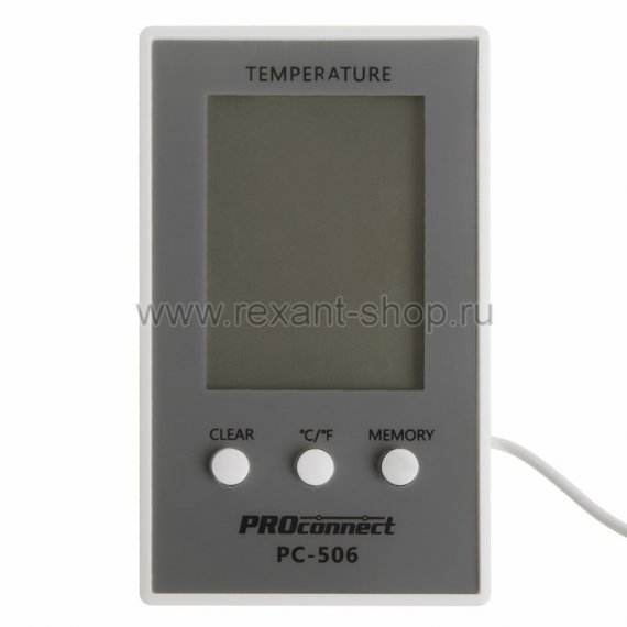 Фотография товара 'Rexant Гигротермограф комнатно уличный 70-0506-4'