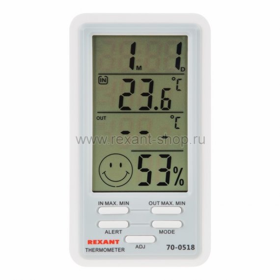 Фотография товара 'Rexant Метеостанция комнатно-уличная 70-0518'