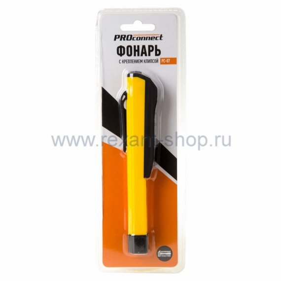 Фотография товара 'Rexant Фонарь с креплением клипсой pc-07 75-0145'