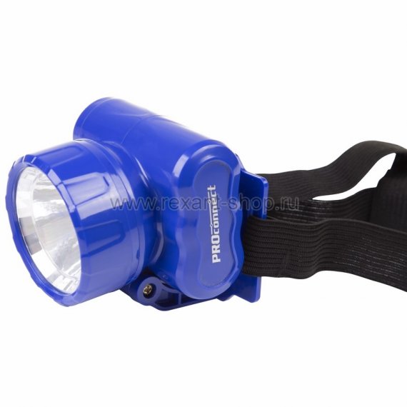 Фотография товара 'Rexant Фонарь налобный заряжаемый PROCONNECT CH-011 75-0212'