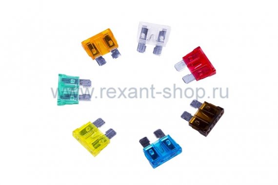 Фотография товара 'Rexant Набор автомобильных предохранителей 80-7024'