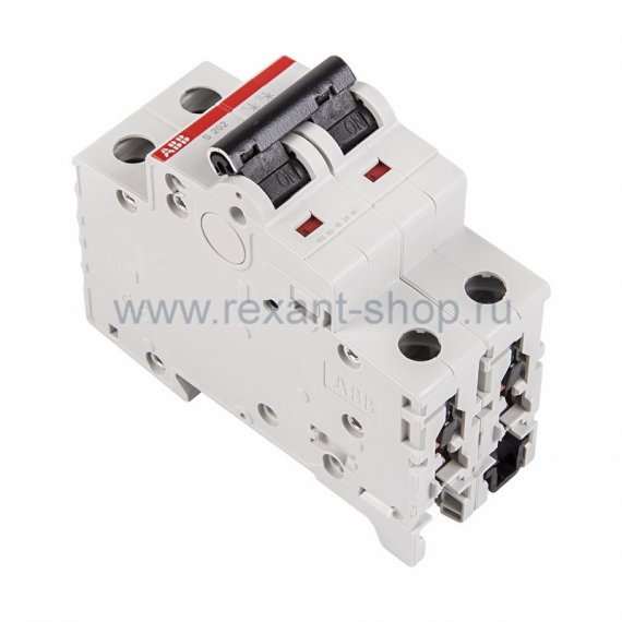 Фотография товара 'Rexant Автоматический выключатель 2P 20А (С) 4,5kA 81-0013'
