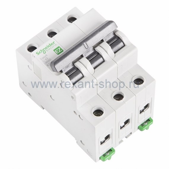 Фотография товара 'Rexant Автомат 3-полюсный 63А 4,5кА 81-0217'