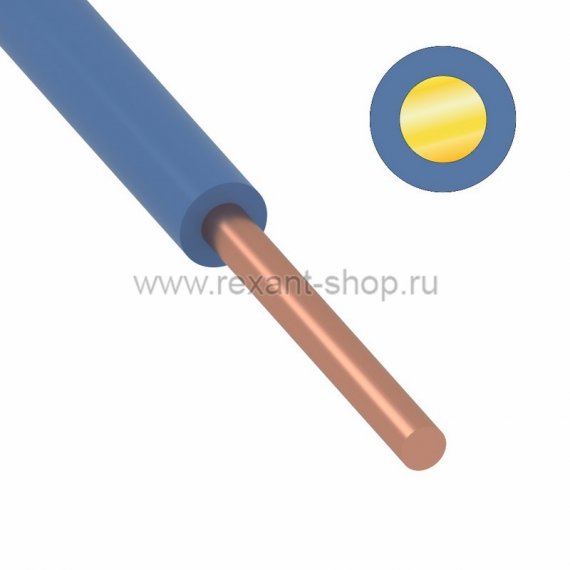 Фотография товара 'Rexant Провод ПуВ (ПВ-1) 01-8604-2'
