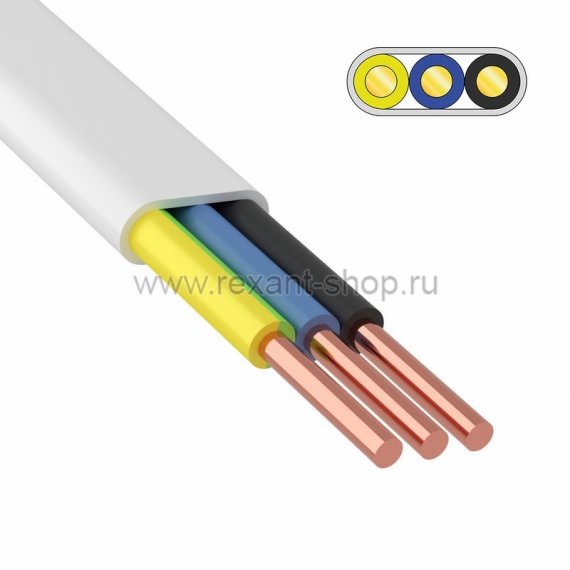 Фотография товара 'Rexant Провод ПБПП (ПуВВ) 01-8354-2'