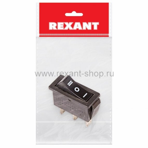Фотография товара 'Rexant Выключатель клавишный 250V 10А 36-2220-1'