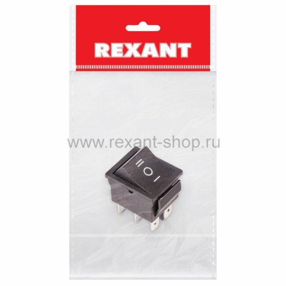 Фотография товара 'Rexant Выключатель клавишный 250V 15А 36-2370-1'