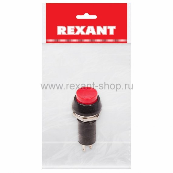 Фотография товара 'Rexant Выключатель-кнопка 250V 1А (2с) 36-3030-1'