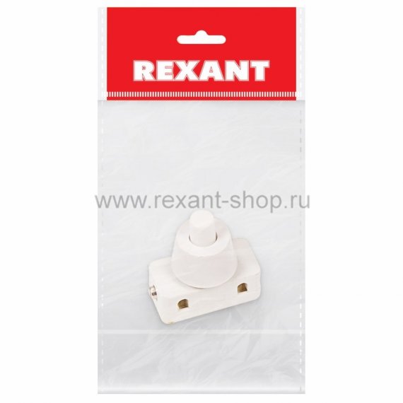 Фотография товара 'Rexant Выключатель-кнопка 250V 2А (2с) 36-3012-1'