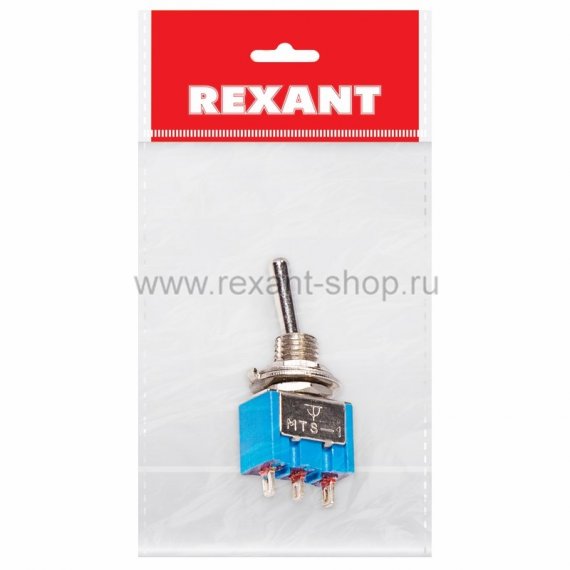 Фотография товара 'Rexant Тумблер 250V 3А (3c) 36-4010-1'