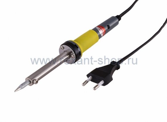 Фотография товара 'Rexant Паяльник с керам. нагревателем, долговечное жало 220V/ 60 Вт 12-0124'