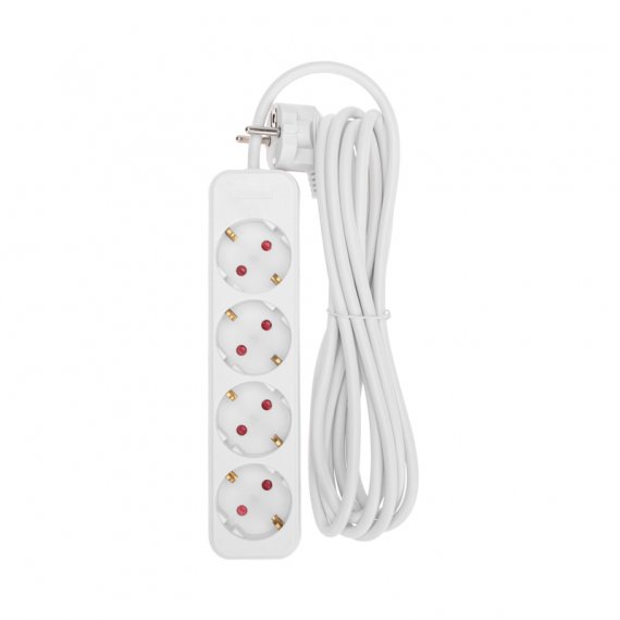 Фотография товара 'Rexant 13-4026 Удлинитель STANDARD 4 гнезда, 3м, 3х1,0мм?, с/з'