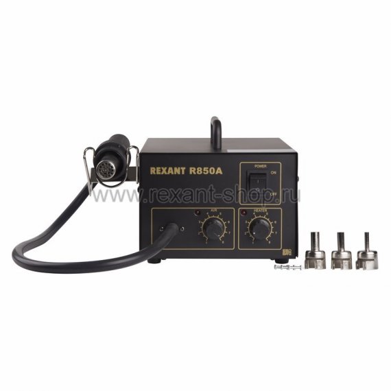 Фотография товара 'Rexant Паяльная станция (термофен) термовоздушная 12-0716'