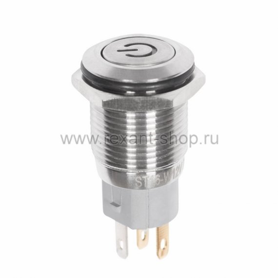 Фотография товара 'Rexant Кнопка антивандальная 16 12В 36-3241'
