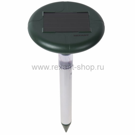 Фотография товара 'Rexant Ультразвуковой отпугиватель змей на солнечной батарее с подсветкой 71-0027'