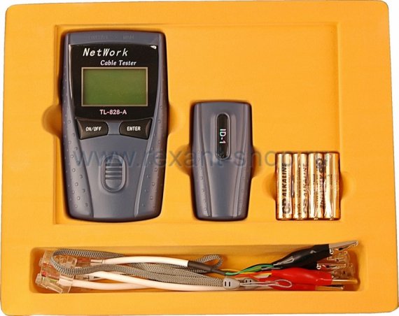 Фотография товара 'Rexant Тестер Кабеля "многофункциональный" RJ-45 (HT-C008), (TL-828A) 12-1009'