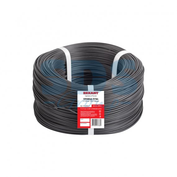 Фотография товара 'Rexant Провод ПГВА 1х1.00 мм 01-6526-1'