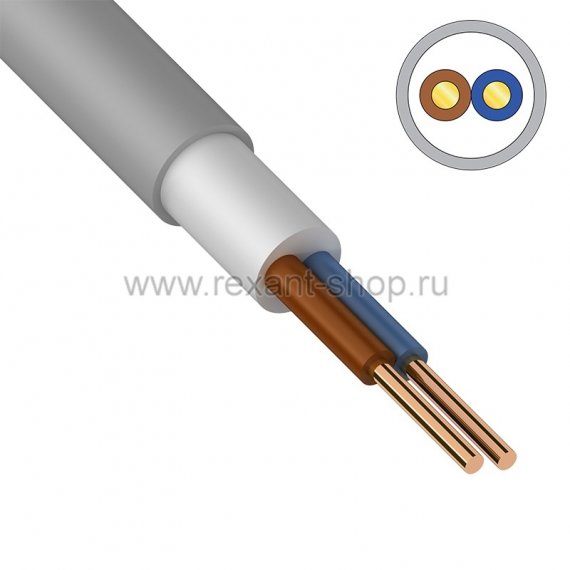 Фотография товара 'Rexant Кабель NUM-O (NYM) 01-8702'