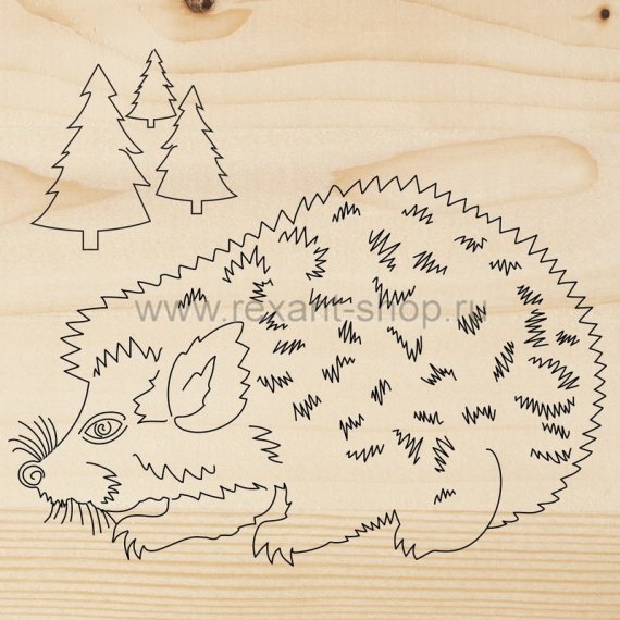 Фотография товара 'Rexant Доска для выжигания «Ёжик» 12-0926'