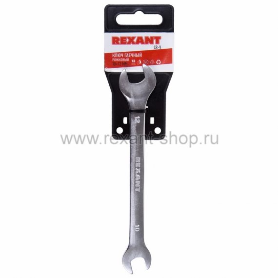 Фотография товара 'Rexant Ключ гаечный рожковый 10 X 12 мм 12-5825'
