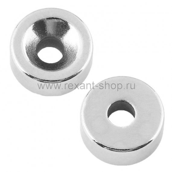 Фотография товара 'Rexant Неодимовый магнитный диск 15х5 мм 72-3602'