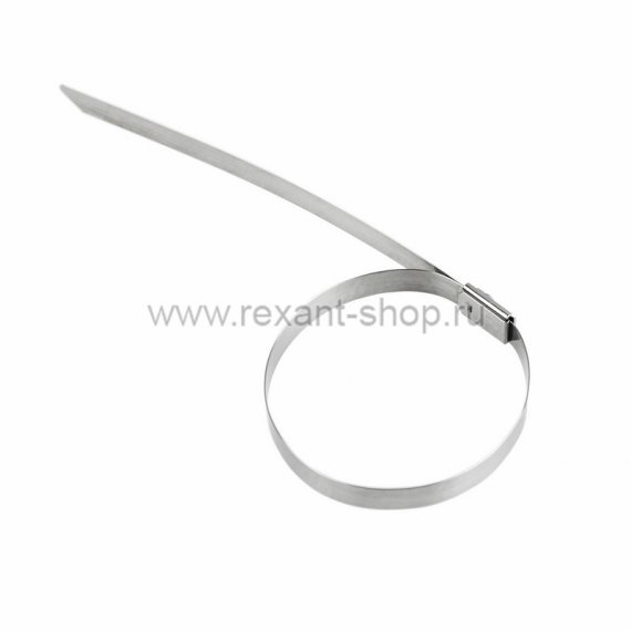 Фотография товара 'Rexant Хомут стальной 300 x 7,9 мм 07-0310-10'