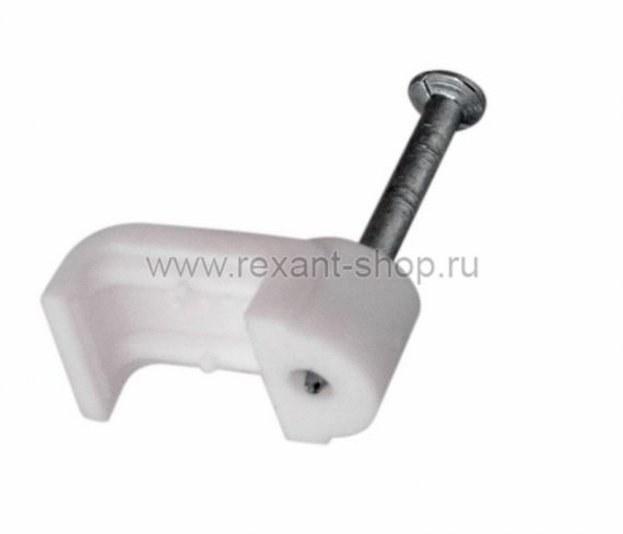 Фотография товара 'Rexant Крепеж кабеля плоский 10 х 3 мм 07-4209-20'