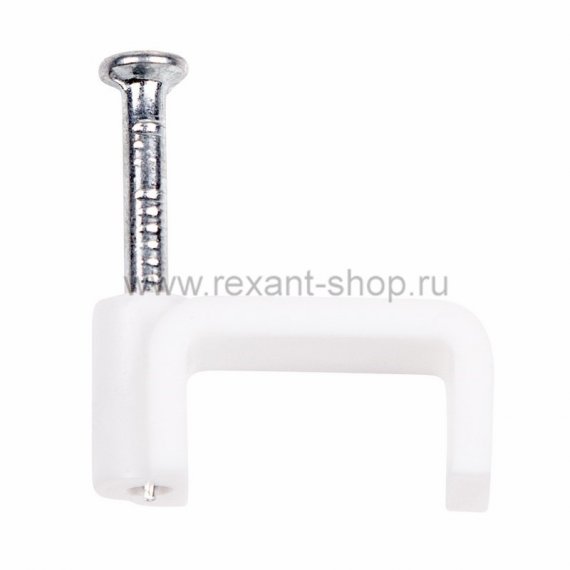 Фотография товара 'Rexant Крепеж кабеля плоский 14 х 7 мм 07-4214'