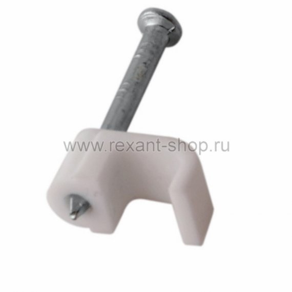 Фотография товара 'Rexant Крепеж кабеля плоский 4 х 2 мм 07-4204-20'