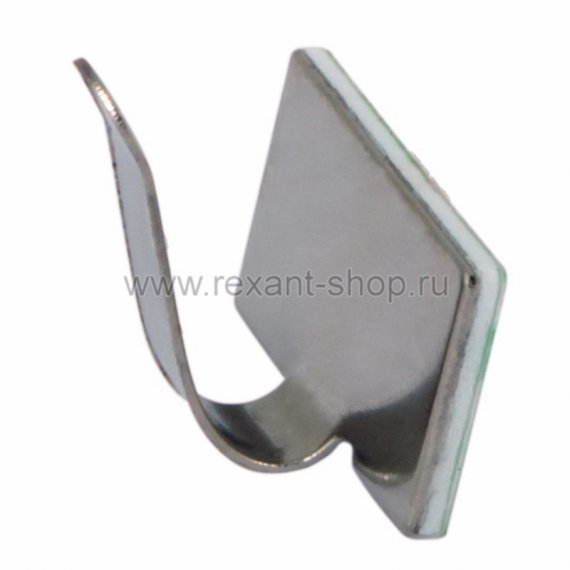 Фотография товара 'Rexant Площадки самоклеющиеся металлические с клипсой 20 х10 мм 07-2420-10'