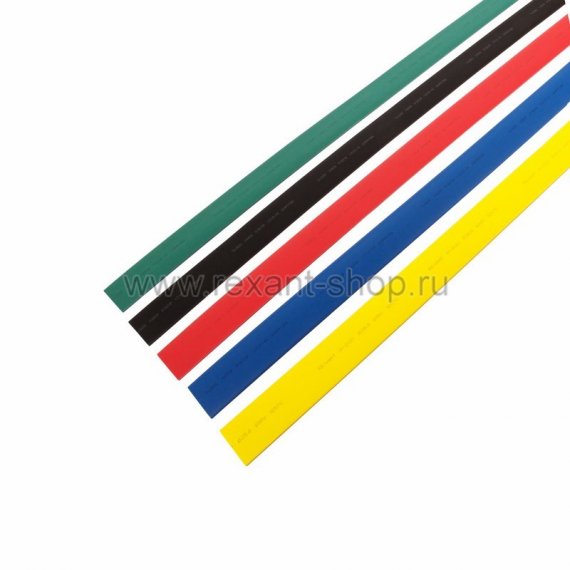 Фотография товара 'Rexant Набор термоусадочной трубки 25,0/12,5 мм 29-0175'