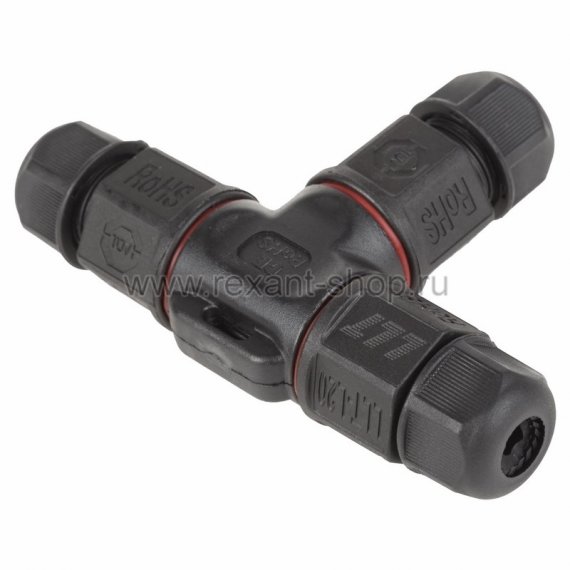 Фотография товара 'Rexant Соединитель кабельный (Т-образный) IP67 07-5909-8'