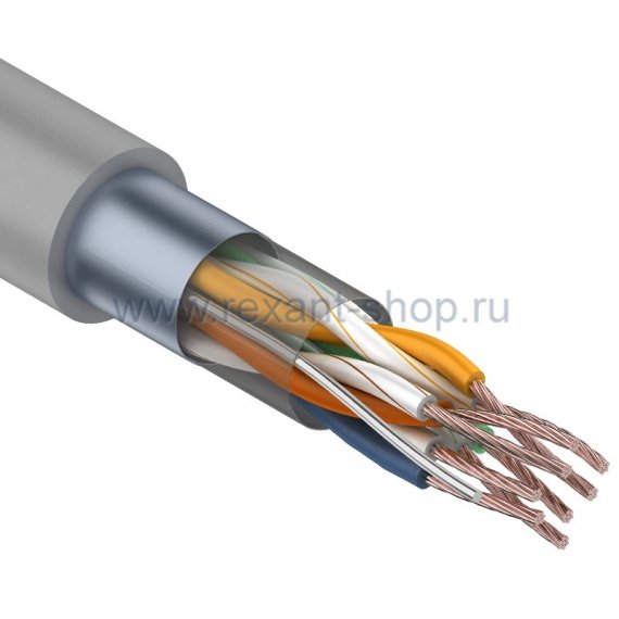 Фотография товара 'Rexant Кабель FTP 4PR 24AWG CAT5e 01-0145'