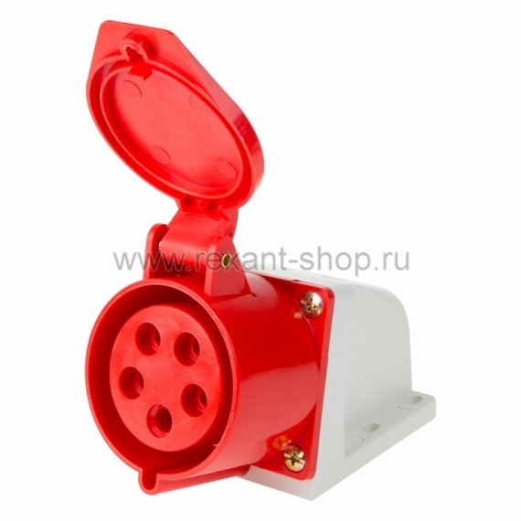 Фотография товара 'Rexant Розетка 125 стационарная 3Р+РЕ+N 32А 380В IP44 11-8914'