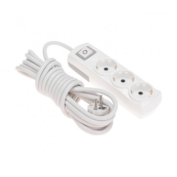 Фотография товара 'Rexant 13-4105 Удлинитель PREMIUM 3 гнезда, 5м, 3х1,5мм?, с/з'