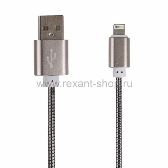 Фотография товара 'Rexant USB кабель для iPhone 5/6/7 моделей 18-4222'