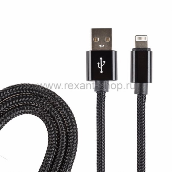 Фотография товара 'Rexant USB кабель для iPhone 5/6/7/8/X моделей 18-7032-9'