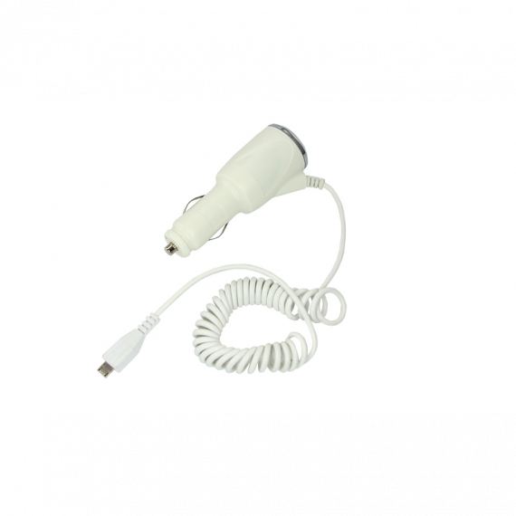 Фотография товара 'Rexant 18-4094 Автозарядка в прикуриватель microUSB (АЗУ) шнур спираль'