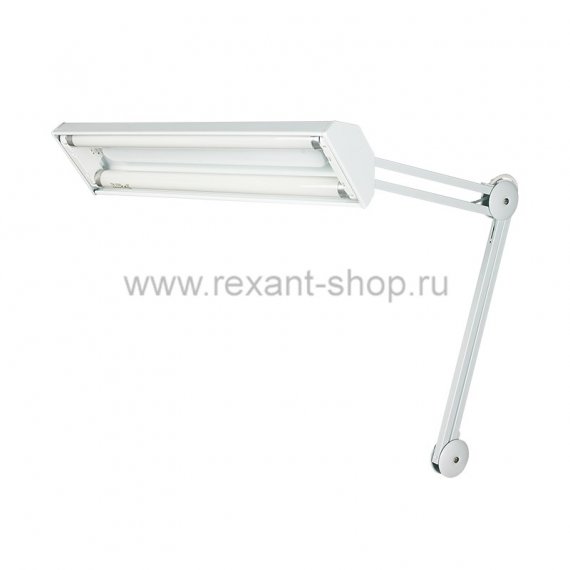 Фотография товара 'Rexant Настольная люминесцентная лампа на струбцине 2х15W 31-0402'