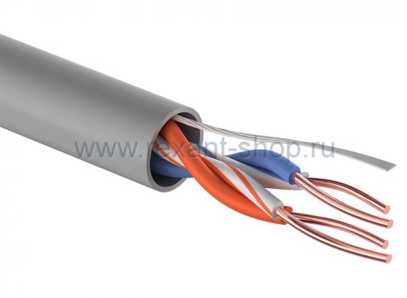 Фотография товара 'Rexant Кабель UTP 2PR 24AWG CAT5e 305м 01-0023'
