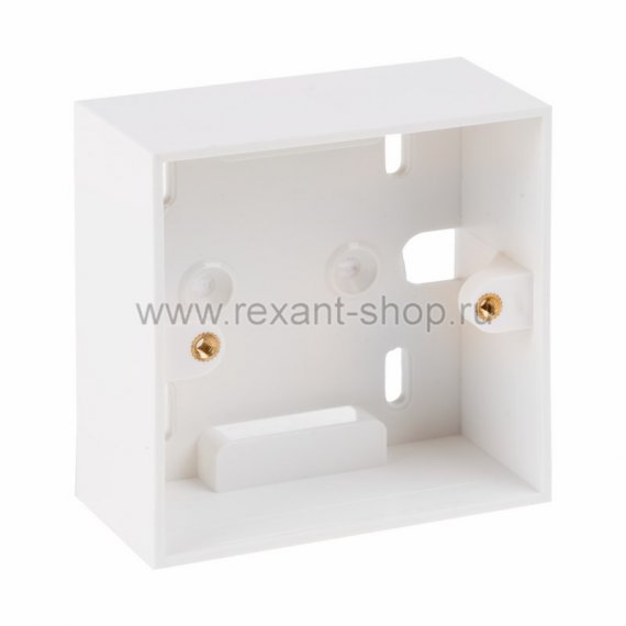 Фотография товара 'Rexant Бокс для накладного монтажа электроустановочных изделий RT-01 51-0569-3'