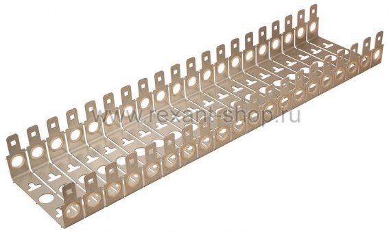 Фотография товара 'Rexant Кронштейн настенный (монтажный хомут) на 20 плинтов 04-0170'