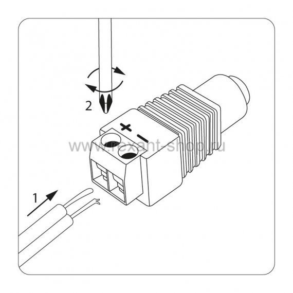 Фотография товара 'Rexant Разъем питания гнездо 14-0315-4'