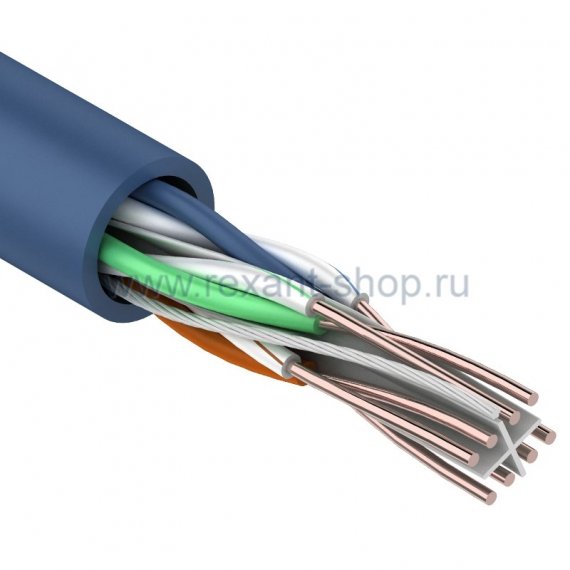 Фотография товара 'Rexant Кабель UTP 4PR 23AWG CAT6 305м 01-0047'