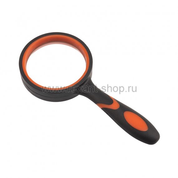 Фотография товара 'Rexant Лупа ручная круглая «Soft Touch», 3X 31-1003-9'