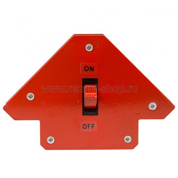 Фотография товара 'Rexant Магнитный угольник-держатель для сварки, отключаемый на 3 угла 12-4835'