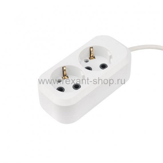 Фотография товара 'Rexant Удлинитель 2 гнезда 1.5 м 11-2412'