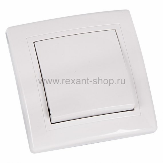 Фотография товара 'Rexant Выключатель одноклавишный, проходной, скрытой установки 78-0125'