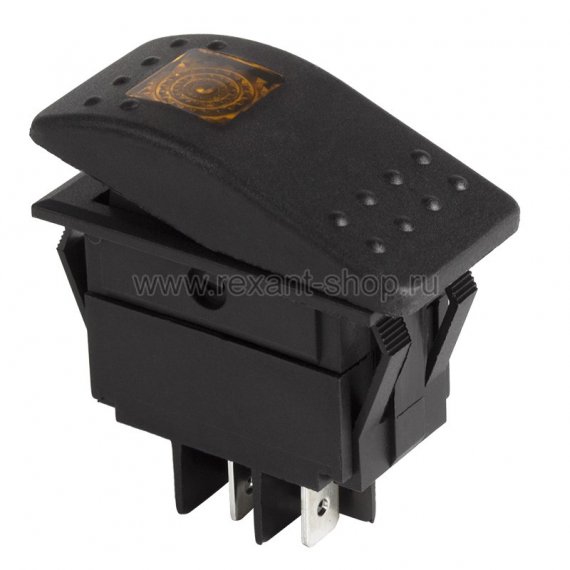 Фотография товара 'Rexant Выключатель клавишный 250 В 36-4492'