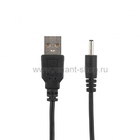 Фотография товара 'Rexant Кабель USB штекер - DC разъем питание 18-0235'